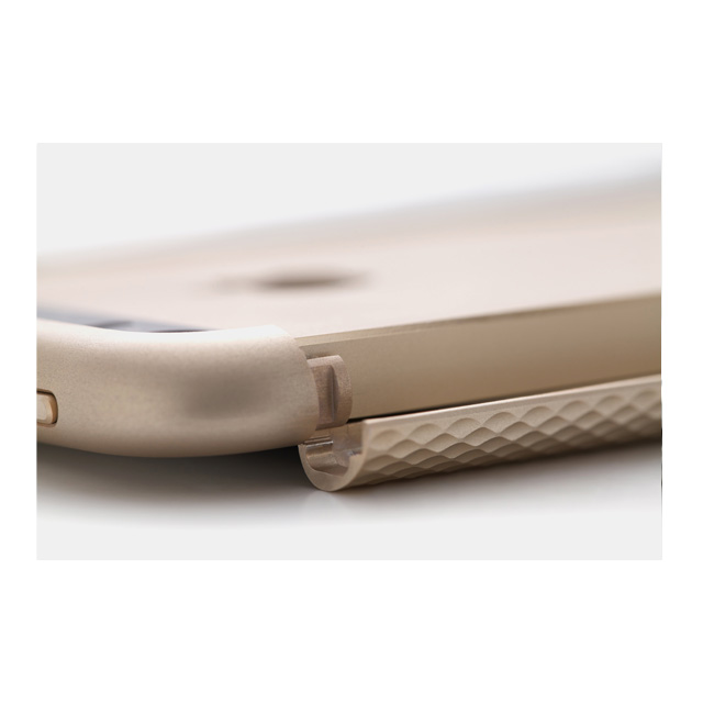 【iPhoneSE(第1世代)/5s/5 ケース】Duralumin Bumper Quattro (Gold)サブ画像