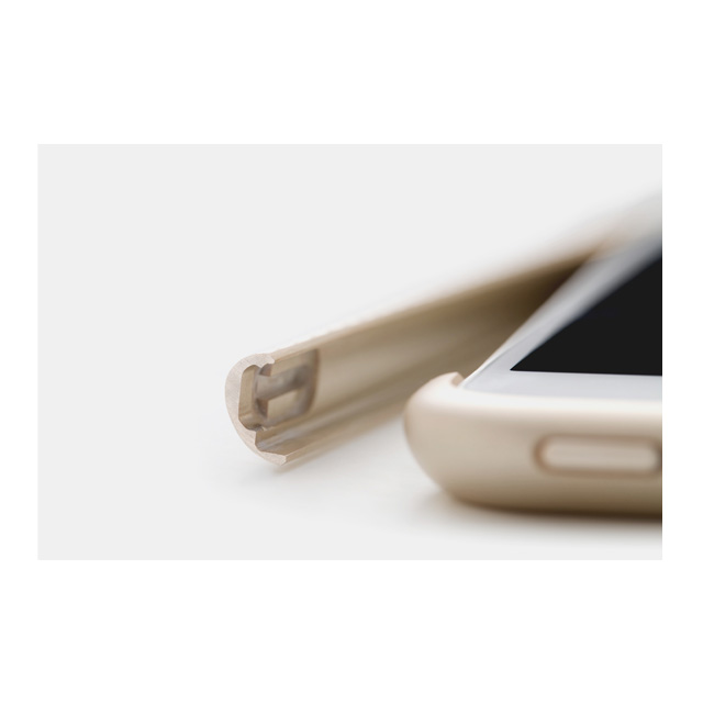【iPhoneSE(第1世代)/5s/5 ケース】Duralumin Bumper Quattro (Gold)サブ画像