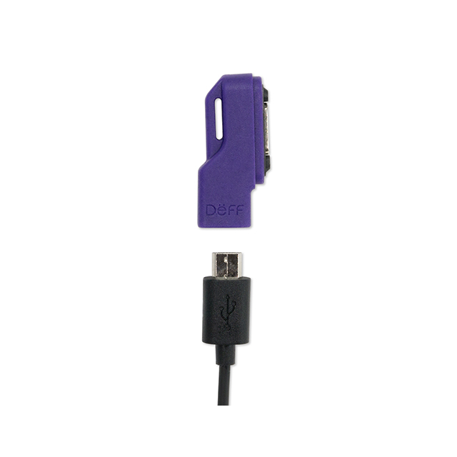 TRAVEL BIZ Xperia micro USB Magnet Adapter Purpleサブ画像