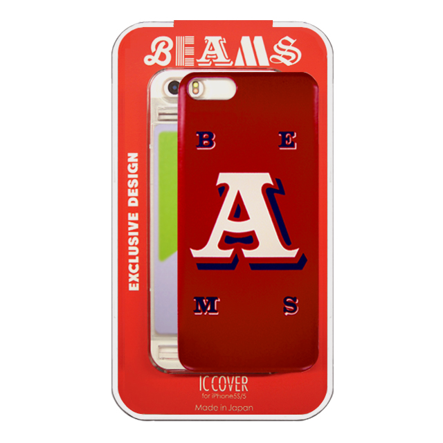 【iPhoneSE(第1世代)/5s/5 ケース】アルファベットシリーズ Designed by 「BEAMS」 ”A”サブ画像