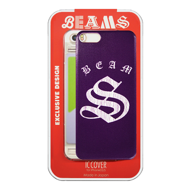 【iPhoneSE(第1世代)/5s/5 ケース】アルファベットシリーズ Designed by 「BEAMS」 ”S”サブ画像