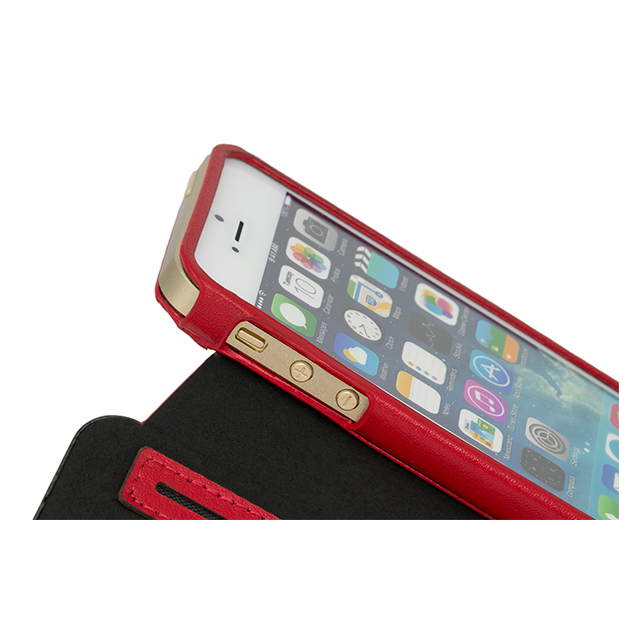 【限定】【iPhone5s/5 ケース】Carbon ＆ Leather Case for iPhone5/5S Signal Redサブ画像