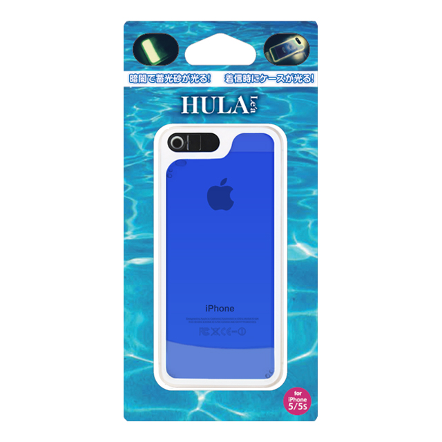 【iPhone5s/5 ケース】HULA Le’a Lino/Kona Blueサブ画像
