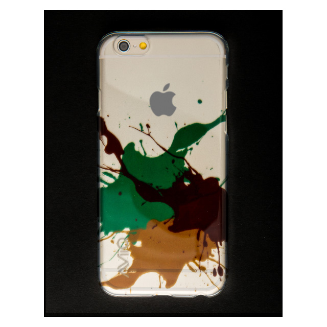【iPhone6 ケース】AViiQ iPhone6 Splash Art Brown Bluegoods_nameサブ画像
