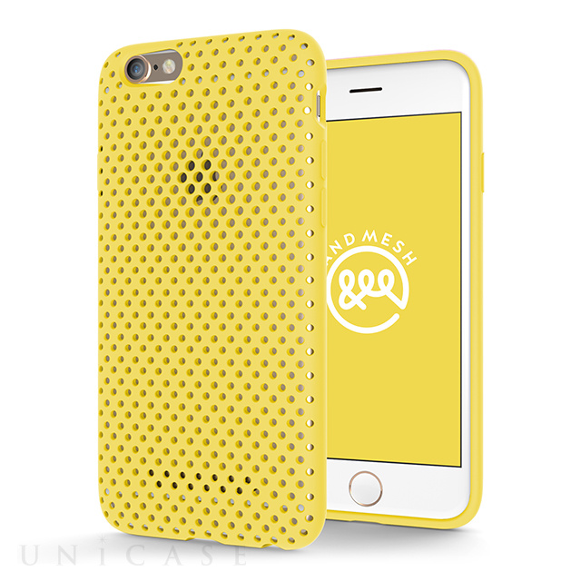 【iPhone6s/6 ケース】Mesh Case (Yellow)
