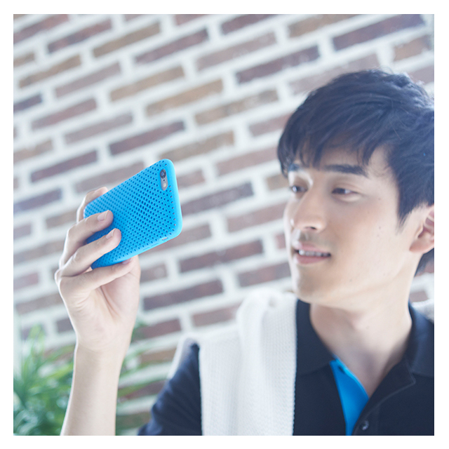 【iPhone6s/6 ケース】Mesh Case (Turquoise)サブ画像