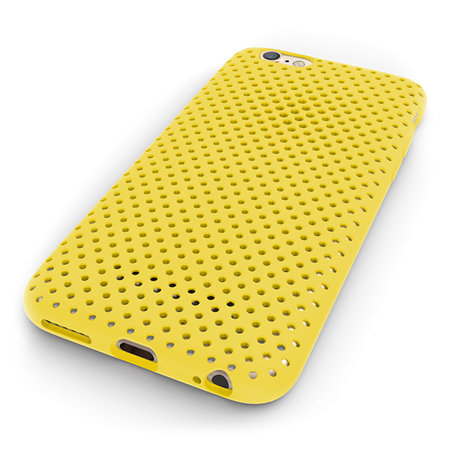 【iPhone6s/6 ケース】Mesh Case (Yellow)サブ画像