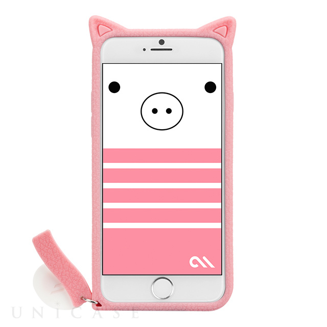 【iPhoneSE(第3/2世代)/8/7/6s/6 ケース】Creatures Case (Piggy)