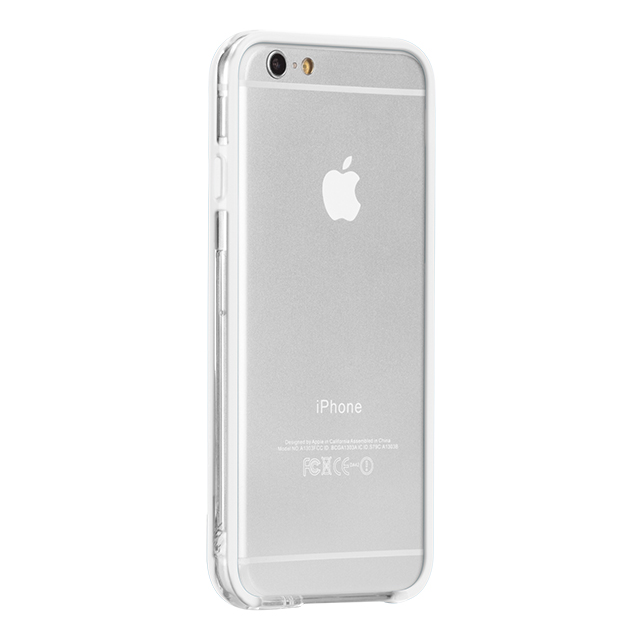 【iPhone6s/6 ケース】Tough Frame (Clear/White)サブ画像