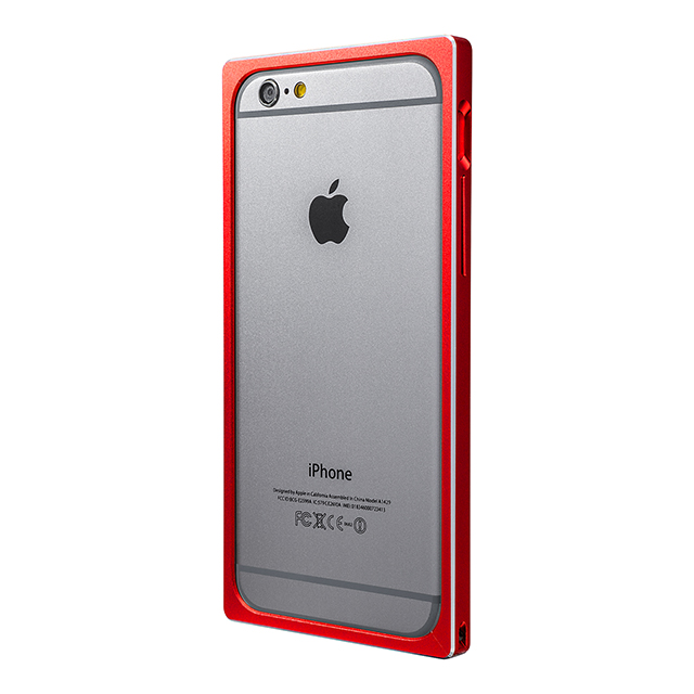 【iPhone6s/6 ケース】Straight Metal Bumper (Red)サブ画像