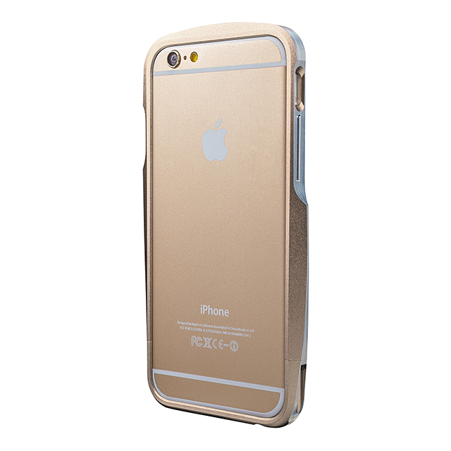 【iPhone6 ケース】Round Metal Bumper (Gold)サブ画像