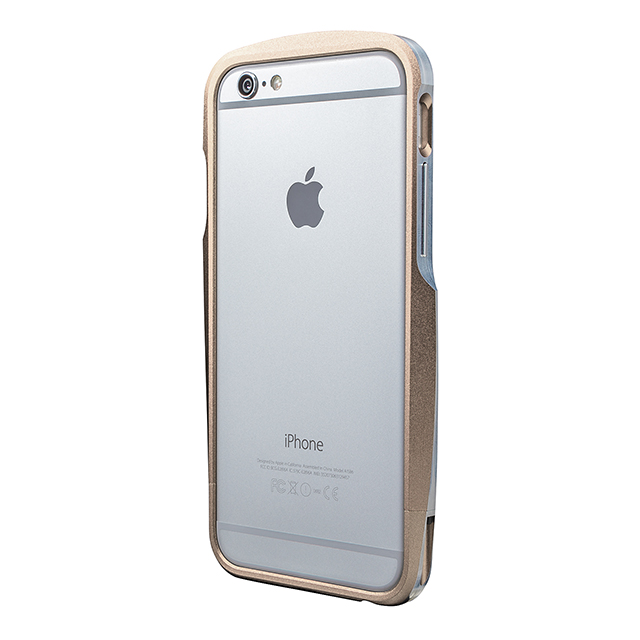 【iPhone6 ケース】Round Metal Bumper (Gold)サブ画像