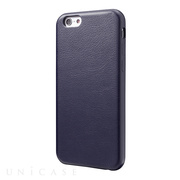 【iPhone6s/6 ケース】Super Thin PU Leather Case (Navy)