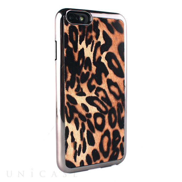 【iPhone6s/6 ケース】Leopard Calf Hair Bar