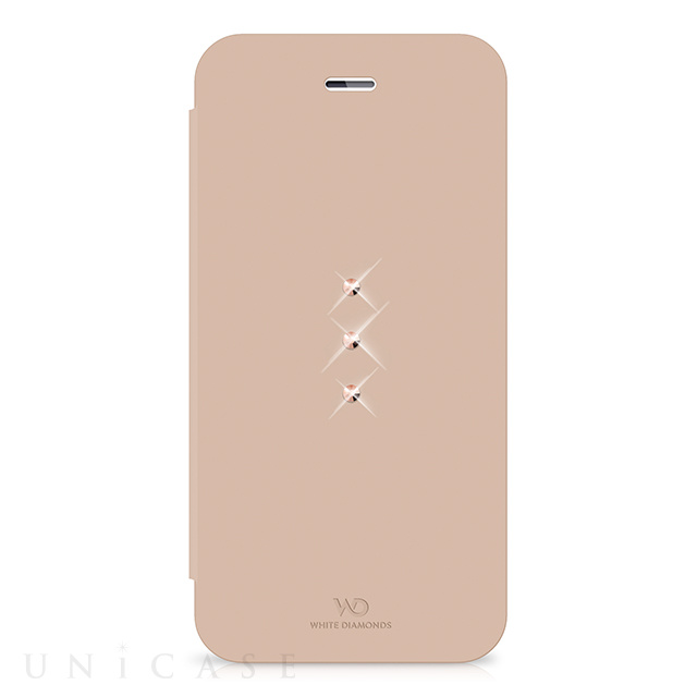 【iPhone6s/6 ケース】Crystal Booklet Rose Gold