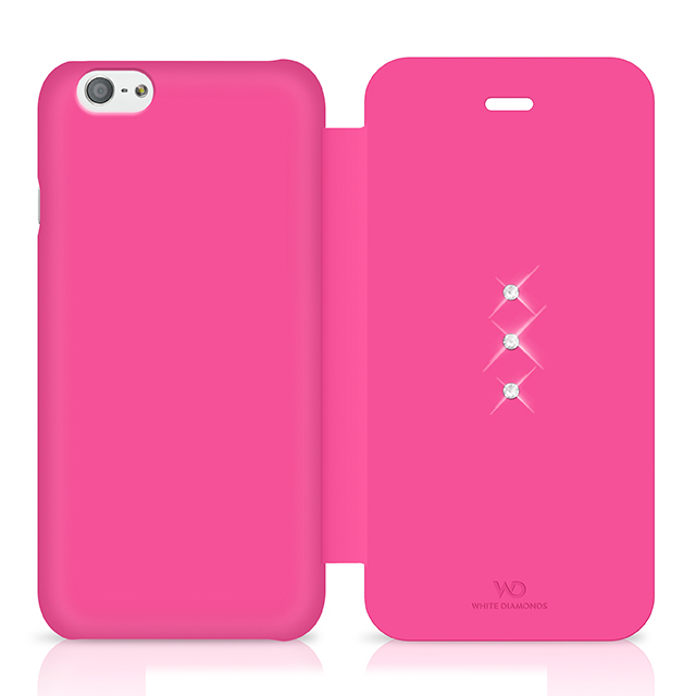 【iPhone6s/6 ケース】Crystal Booklet Pinkサブ画像