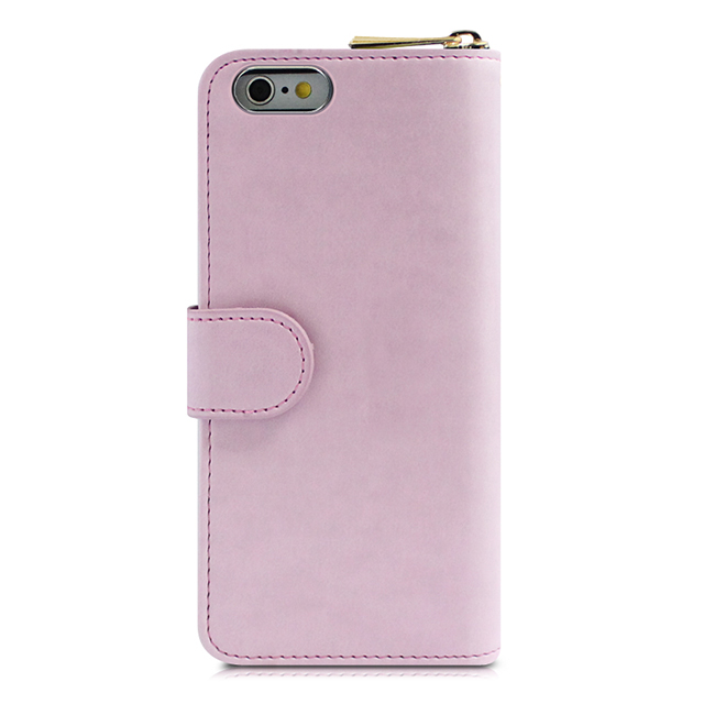 【iPhone6s/6 ケース】Zipper お財布付きダイアリーケース (ピンク)サブ画像