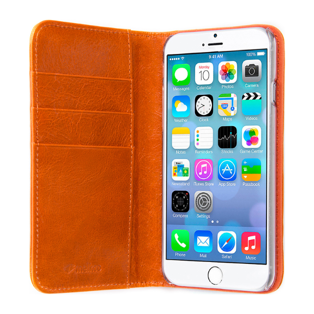 【iPhone6s/6 ケース】Premium Cow Leather Heritage 2 (Oliver Orange)サブ画像