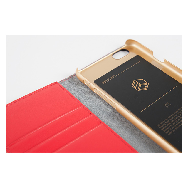 【iPhone6s/6 ケース】D5 Saffiano Calf Skin Leather Diary (ホワイト)サブ画像