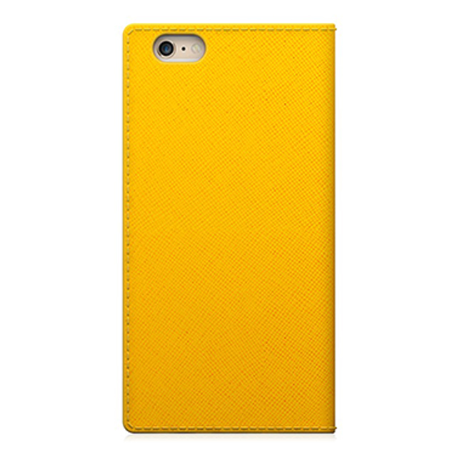 【iPhone6s/6 ケース】D5 Saffiano Calf Skin Leather Diary (イエロー)サブ画像