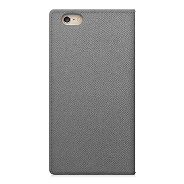 【iPhone6s/6 ケース】D5 Saffiano Calf Skin Leather Diary (グレー)サブ画像