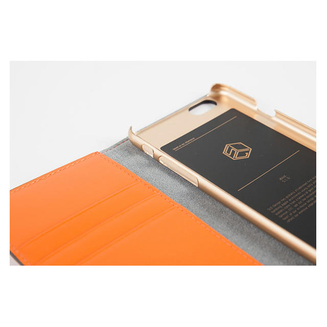 【iPhone6s/6 ケース】D5 Edition Calf Skin Leather Diary (ネイビー)サブ画像