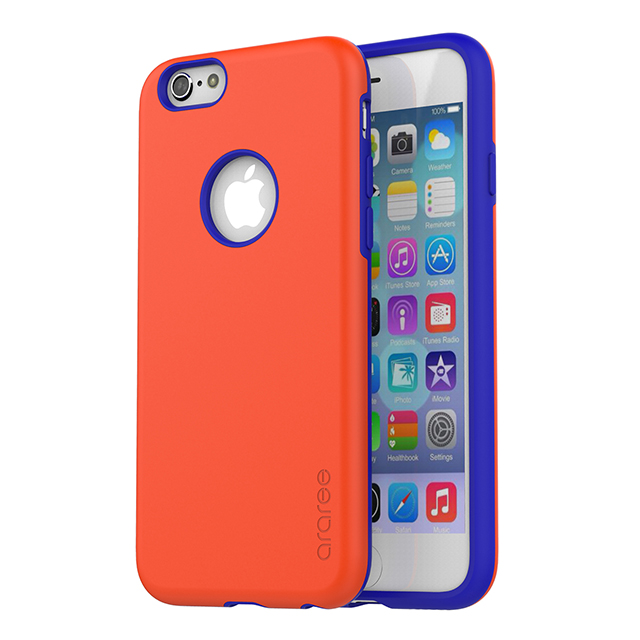 【iPhone6s/6 ケース】Amy Art Colors Bar (オレンジ+ブルー)サブ画像