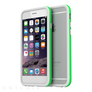 【iPhone6s/6 ケース】Hue Bumper (グリーン+ホワイト)