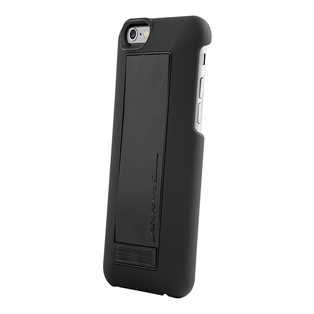【iPhone6s/6 ケース】Leather Arc Stand Case S56 ブラックサブ画像