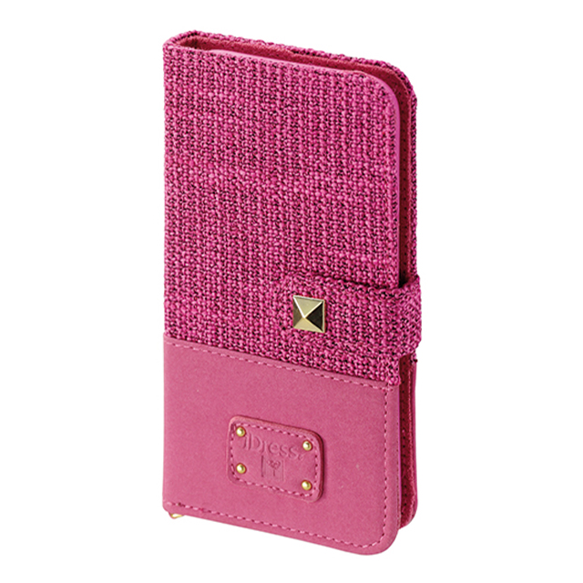 【iPhone6s/6 ケース】Girls i ツイードダイヤリーカバー ピンクサブ画像