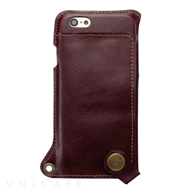【iPhone6s/6 ケース】BZGLAM Wearable Leather Cover ブラウン