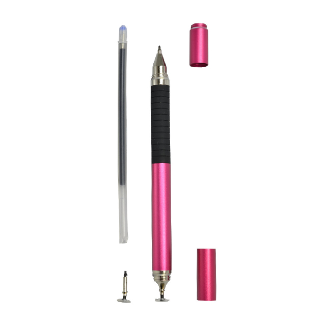 2in1ボールペン機能付きスタイラスペン (ピンク)サブ画像