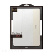 【iPad Air2 ケース】デザインレザーケース A ホワイト