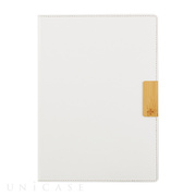 【iPad Air2 ケース】カードポケットスマートフリップノート (ホワイト)
