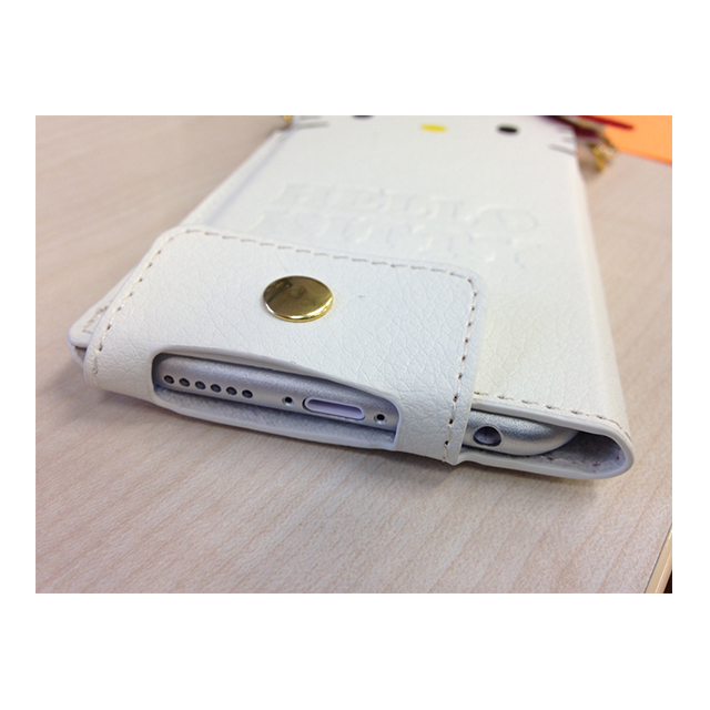 【iPhone6s/6 ケース】ハローキティ ダイカットレザーケース (ホワイト)サブ画像