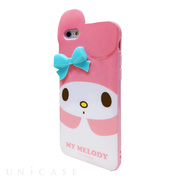 【iPhone6s/6 ケース】マイメロディ ダイカットソフトジャケット (ピンク)