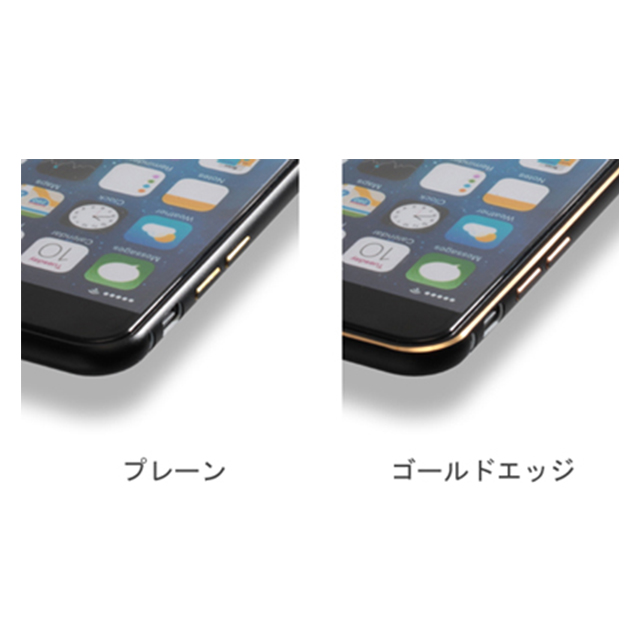 【iPhone6 ケース】Essence Bumper / Black (with Gold Edge)goods_nameサブ画像