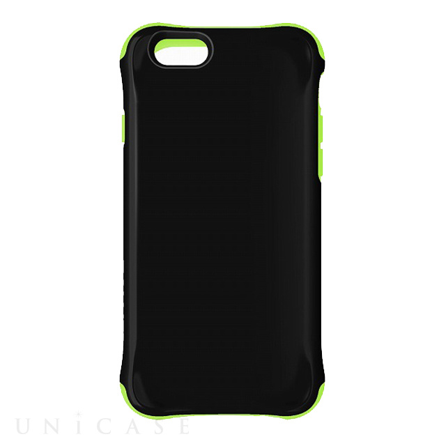 【iPhone6s/6 ケース】URBANITE GLOW ブラック×グリーン