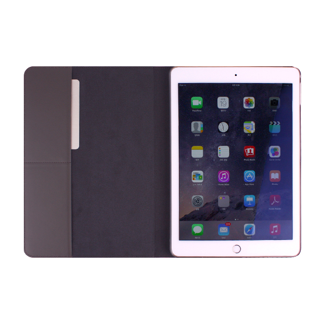 【iPad Air2 ケース】Saffiano Flip Case (ベビーピンク)サブ画像