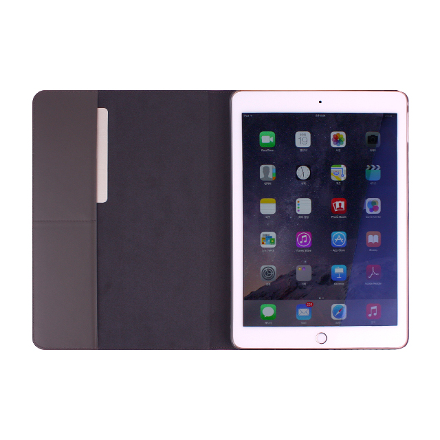 【iPad Air2 ケース】Saffiano Flip Case (パープル)サブ画像