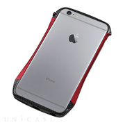 【iPhone6s Plus/6 Plus ケース】CLEAVE Hybrid Bumper (Carbon＆Red)