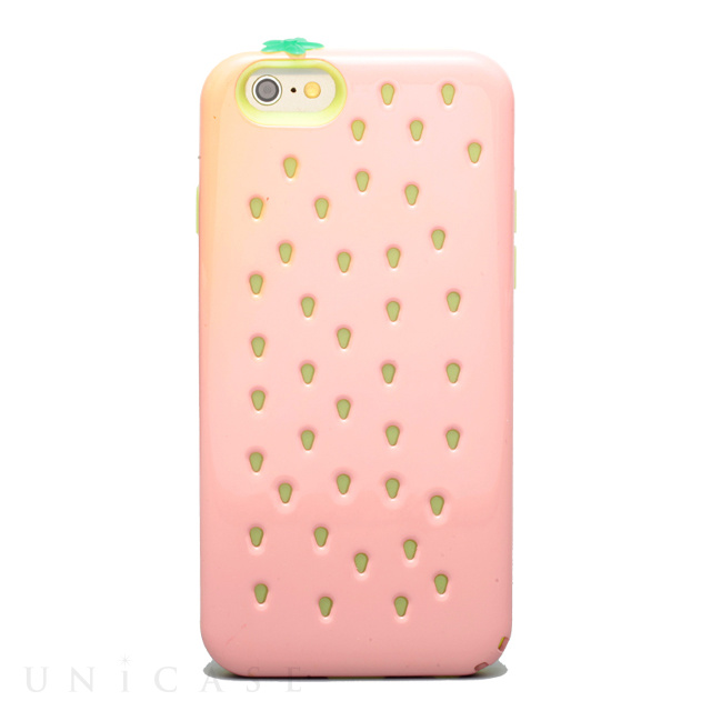 【iPhone6s/6 ケース】poppin-strawberry Pink