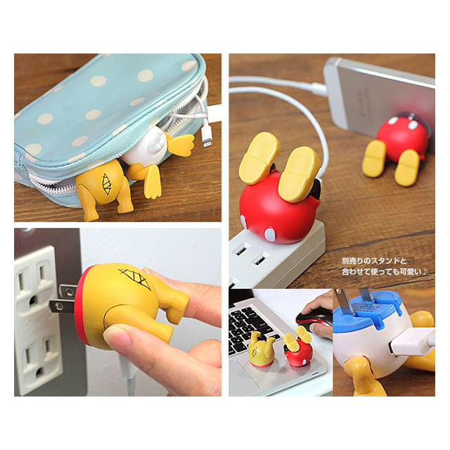 ディズニーキャラクター/USB-AC充電器 おしりシリーズ(プーさん)サブ画像