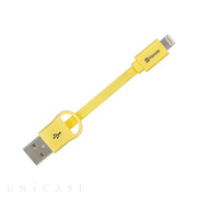 Color Lightning Cable 8.6cm (イエロ...