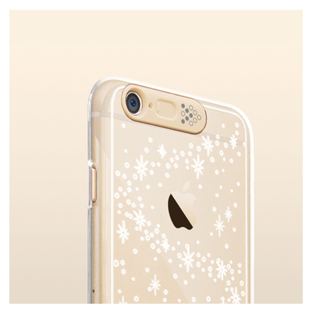 【iPhone6s/6 ケース】i-Clear イルミネーションケース Snow Goldサブ画像