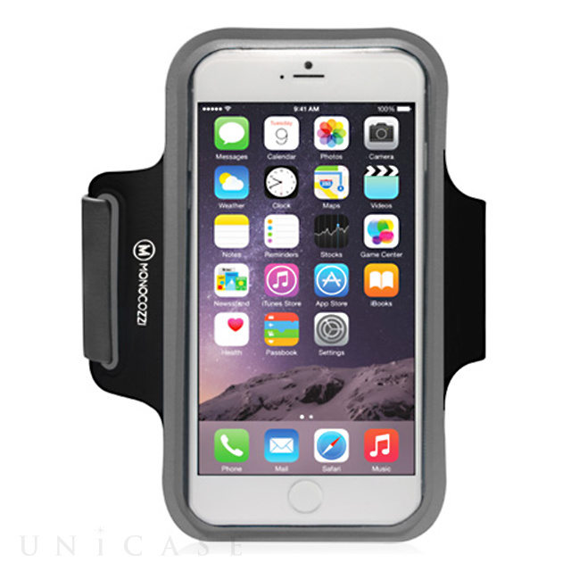 【iPhone6 ケース】Neoprene Armband with Cable Management (ブラック)