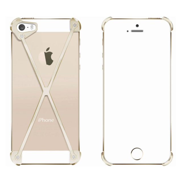 【iPhoneSE(第1世代)/5s/5 ケース】RADIUS case (All Gold X)サブ画像