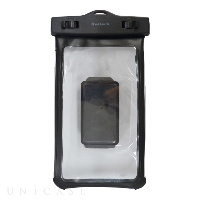 Waterproof iPhone/SmartPhone Case(クリップ＆スタンド付) (ブラック)