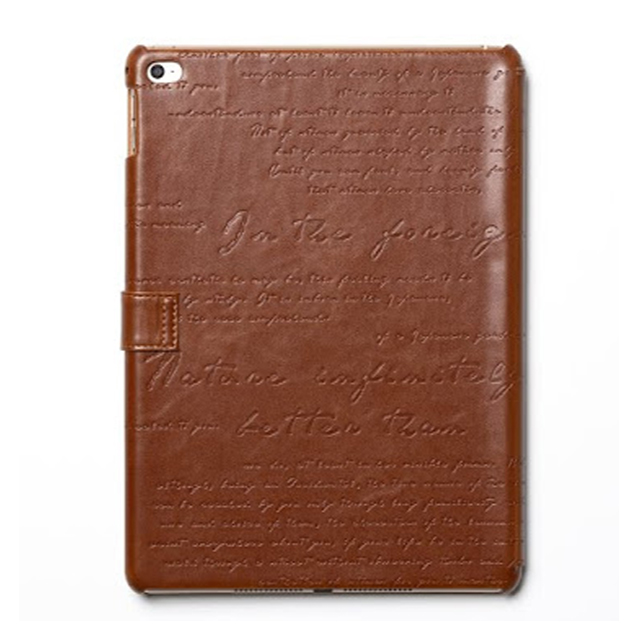 【iPad Air2 ケース】Lettering Diary ブラウンサブ画像