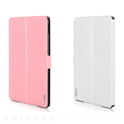 【iPad Air2 ケース】Dual Face Flip Case SYKES BASIC Pale Pink/Sugar White